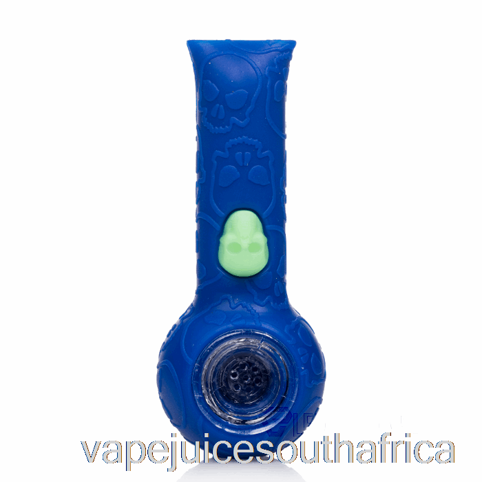 Vape Juice South Africa Stratus Silicone Skull Hand Pipe Navy / Uv Bee (Blue / Uv Green Bee)
